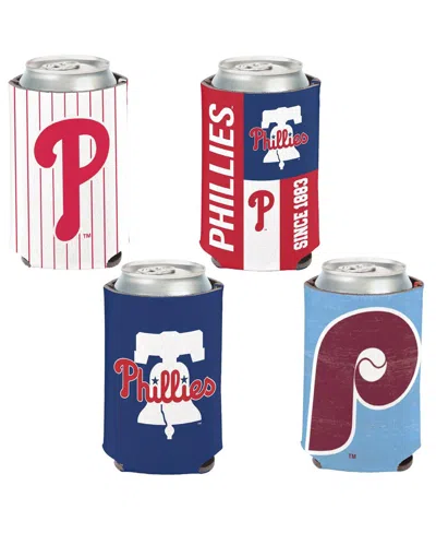 WINCRAFT PHILADELPHIA PHILLIES 4-PACK 12OZ. CAN COOLER SET