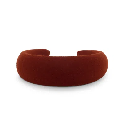 WINDY MAGDALENA WOMEN'S BROWN MANHATTAN LODEN HEADBAND