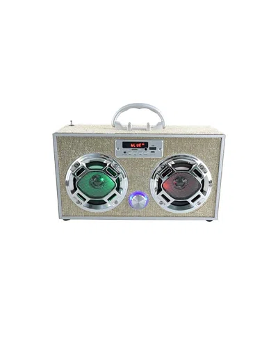 WIRELESS EXPRESS BLUETOOTH FM RADIO WITH LED SPEAKERS BOOMBOX - AGES 6+