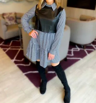 WITH LOVE FARRAH DRESS IN BLACK / WHITE