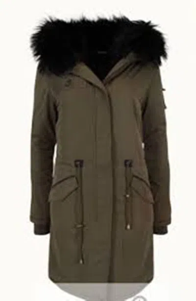 WITTY KNITTERS LUXUS PARKA WITTY KNITTERS RINGO PLAIN GR. M, MIT XXL-PELZKAPUZE, NEU, NP 699,--
