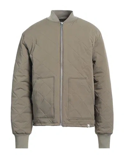 WOC WRITING ON COVER WOC WRITING ON COVER MAN JACKET MILITARY GREEN SIZE XL POLYAMIDE, ELASTANE