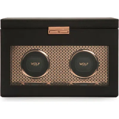 WOLF WOLF AXIS DOUBLE WATCH WINDER WITH STORAGE