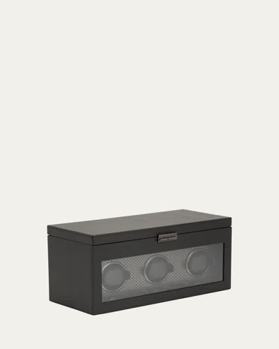 WOLF AXIS TRIPLE WATCH WINDER WITH STORAGE