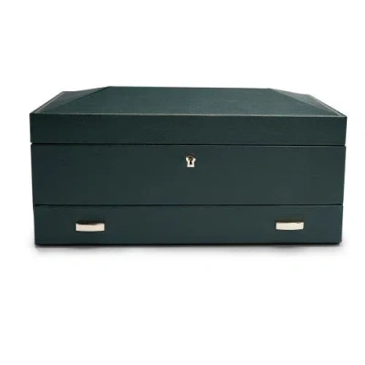 WOLF WOLF BRITISH RACING 10 PIECE WATCH BOX WITH DRAWER