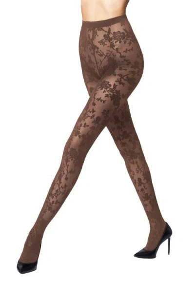 WOLFORD WOLFORD FLORAL TIGHTS