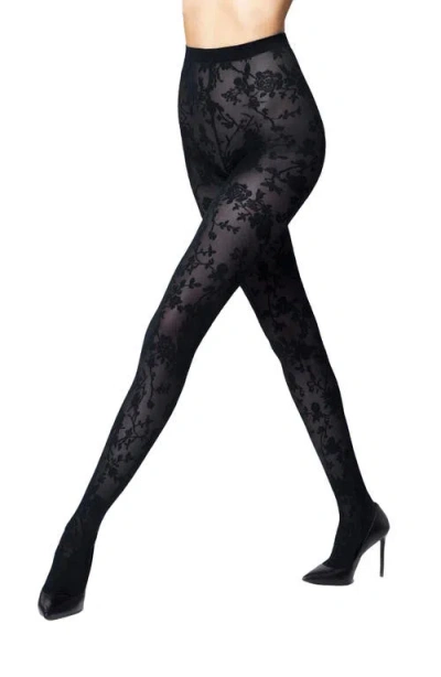 WOLFORD WOLFORD FLORAL TIGHTS