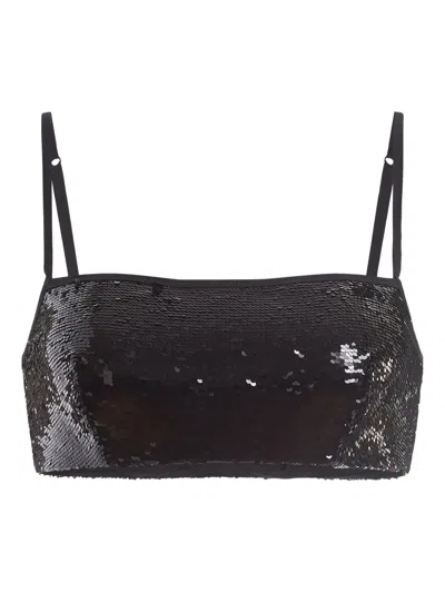 WOLFORD LET IT SPARKLE SEQUINNED BRA