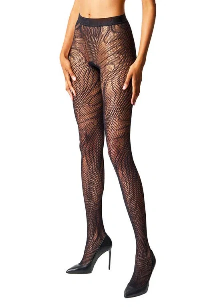 WOLFORD WOLFORD SNAKESKIN NET TIGHTS