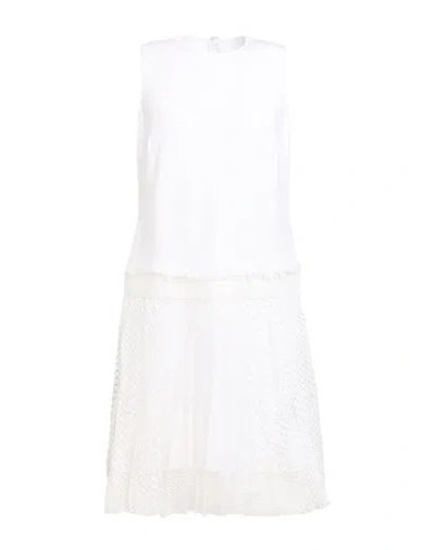 WOLFORD WOLFORD WOMAN MINI DRESS WHITE SIZE L POLYAMIDE, ELASTANE, POLYESTER