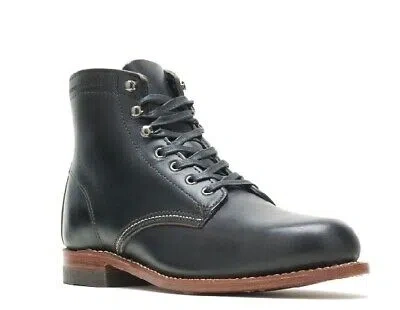WOLVERINE WOLVERINE 1000 MILE PLAIN TOE BLACK W05300