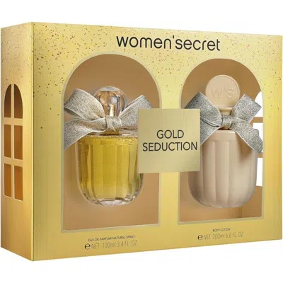 WOMEN SECRET WOMEN'SECRET LADIES GOLD SEDUCTION GIFT SET FRAGRANCES 8411114054926