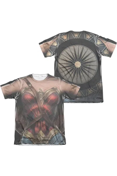 WONDER WOMAN MOVIE WONDER UNIFORM (FRONT/BACK PRINT) ADULT POLY/COTTON SHORT SLEEVE TEE / T-SHIRT