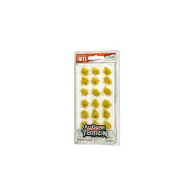 WOODLAND SCENICS 19 X 6.35 MM ALL GAME TERRAIN - PEEL N PLANT TUFTS SEED YELLOW