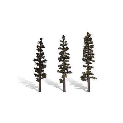 WOODLAND SCENICS 6 - 7 IN. STANDING TIMBER TREES