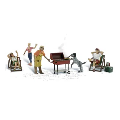 WOODLAND SCENICS BACKYARD BARBEQUE - HO SCALE, 9 PIECE
