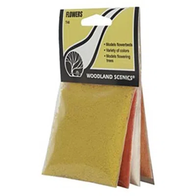 WOODLAND SCENICS FLOWERS 4 - COLORS