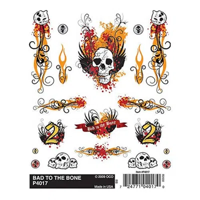 WOODLAND SCENICS PINE-CAR BAD TO THE BONE TRANSFER