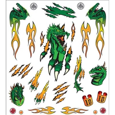 WOODLAND SCENICS PINE-CAR FLAMING DRAGON TRANSFER