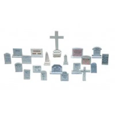 WOODLAND SCENICS SCENICS 20 TOMBSTONES
