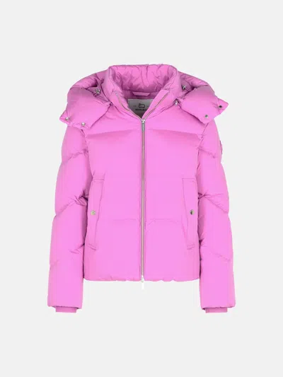 WOOLRICH 'ALSEA' FUCHSIA POLYAMIDE DOWN JACKET