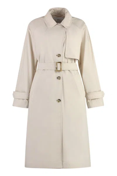 WOOLRICH WOOLRICH TECHNO FABRIC TRENCH COAT