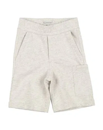 WOOLRICH WOOLRICH TODDLER BOY SHORTS & BERMUDA SHORTS LIGHT GREY SIZE 4 ORGANIC COTTON