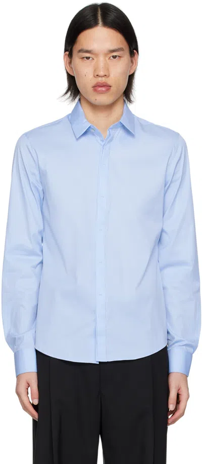 WOOYOUNGMI BLUE BUTTON UP SHIRT