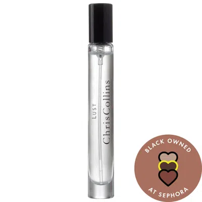 WORLD OF CHRIS COLLINS LUST OUD DELICE PARFUM WITH DARK CHOCOLATE, HAZELNUT AND ORRIS TRAVEL SPRAY 0.34 OZ / 10 ML PARFUM S