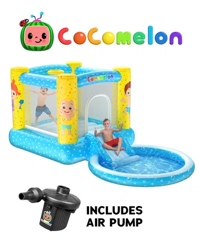 WORLD TECH TOYS WORLD TECH TOYS MOONBUG COCOMELON INFLATABLE BOUNCER WITH SLIDE POOL