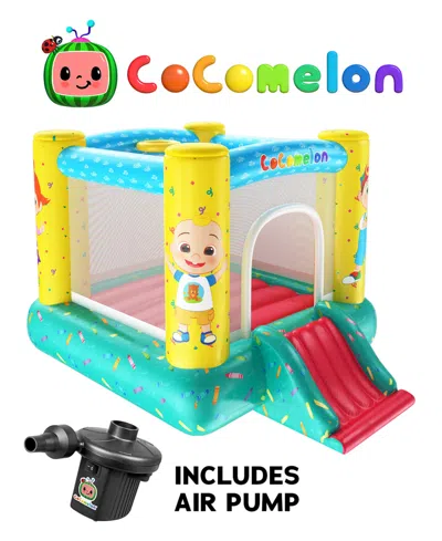 WORLD TECH TOYS MOONBUG COCOMELON INFLATABLE BOUNCER WITH SLIDER