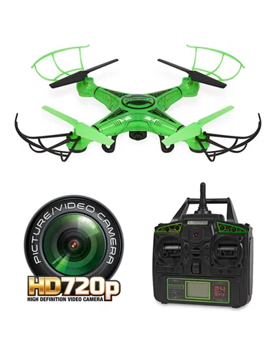 WORLD TECH TOYS STRIKER-X GLOW-IN-THE-DARK 2.4GHZ 4.5CH RC HD CAMERA DRONE