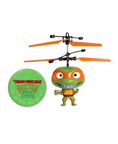 WORLD TECH TOYS TMNT MICHAELANGELO FLYING UFO HELICOPTER