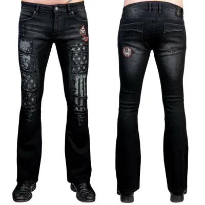 WORNSTAR WORNSTAR BEKLEIDUNG RIVEN PUNK GLAM METALL ROCKER BIKER HOSE