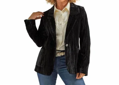 WRANGLER RETRO PARTY BLAZER IN BLACK