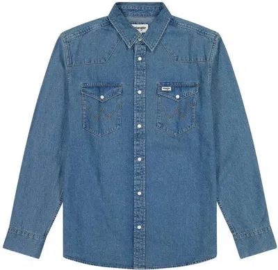 WRANGLER SHIRTS MAN WRANGLER 112357194 SEAFOAM