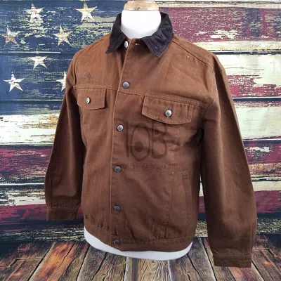 WYOMING TRADERS WYOMING TRADERS HERREN HOCH CHISUM KNOPF VERBORGEN CARRY LEINEN RANCH WEAR JACKE