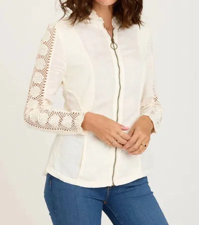 XCVI BIRCH JACKET IN MUTED PRIMROSE