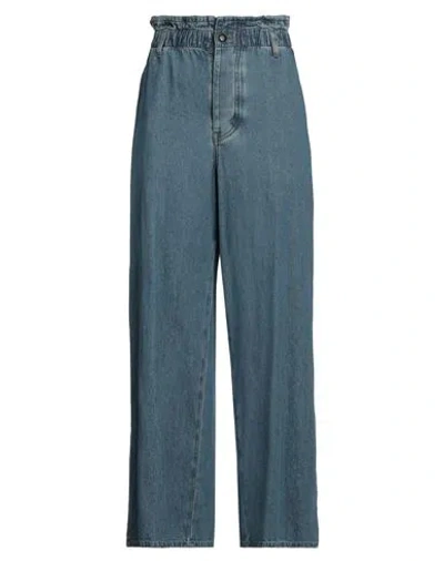 XIRENA XÍRENA WOMAN JEANS BLUE SIZE S COTTON