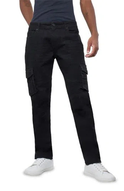 X-RAY XRAY SLIM FIT CARGO POCKET DENIM JEANS