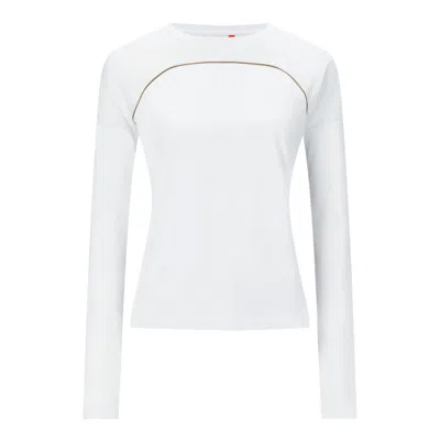 XRT WOMEN'S FINISH WHITE LONG SLEEVE PERFORMANCE TOP