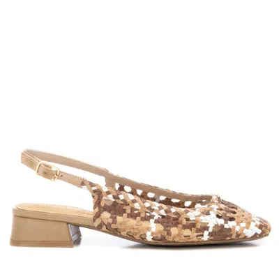 XTI CARMELA LEATHER WOMEN'S SLINGBACK BRAIDED SANDALS BY XTI