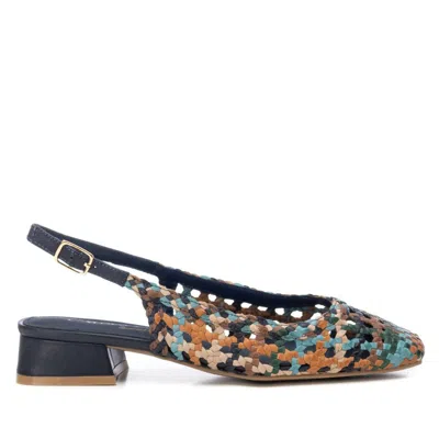 XTI CARMELA LEATHER WOMEN'S SLINGBACK BRAIDED SANDALS BY XTI