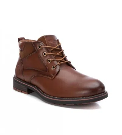 XTI MEN'S CASUAL ANKLE BOOTS IN BROWN
