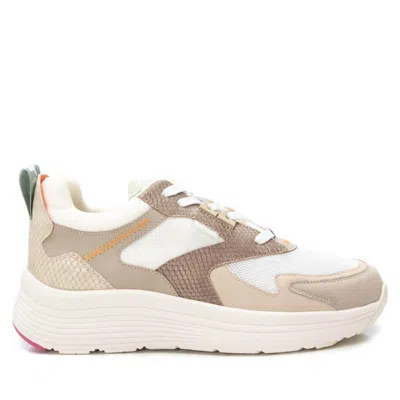 XTI WOMEN'S CASUAL WALKING SNEAKERS IN BEIGE