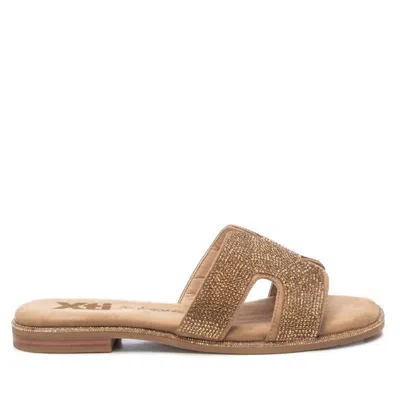XTI WOMEN'S FLAT SANDALS IN TAUPE