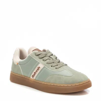 XTI WOMEN'S REFRESH LACE SNEAKERS IN KAKHI
