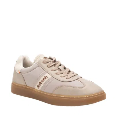 XTI WOMEN'S REFRESH LACE SNEAKERS IN TAUPE