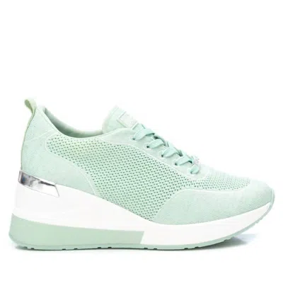 XTI WOMEN'S WEDGE SNEAKERS IN AQUA