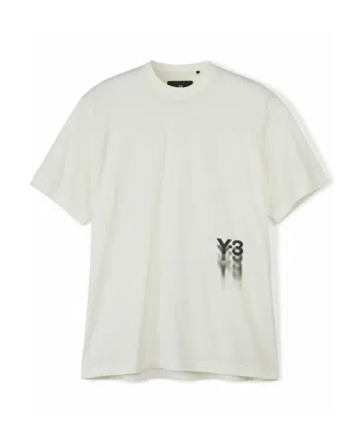 Y-3 Y-3 LOGO PRINTED CREWNECK T-SHIRT